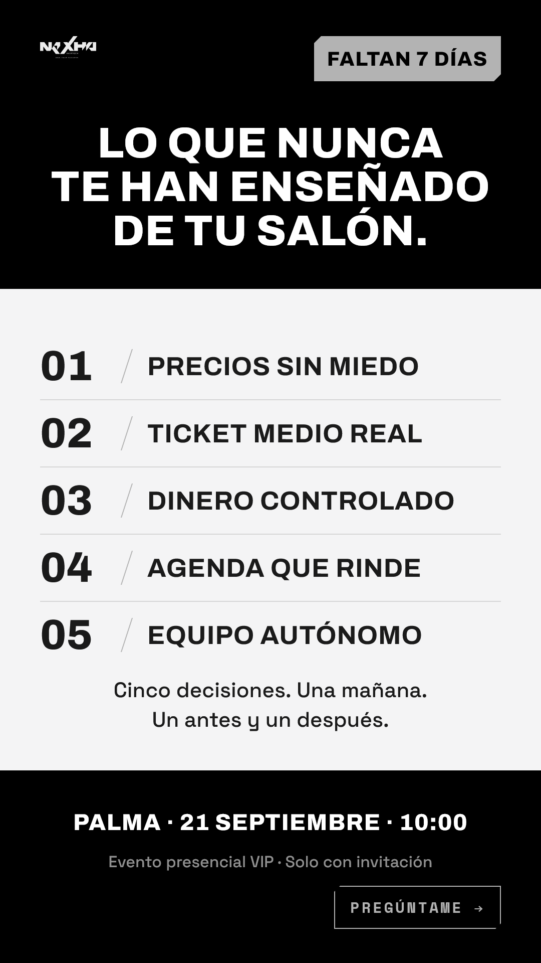 Story 2 — Cuenta atrás